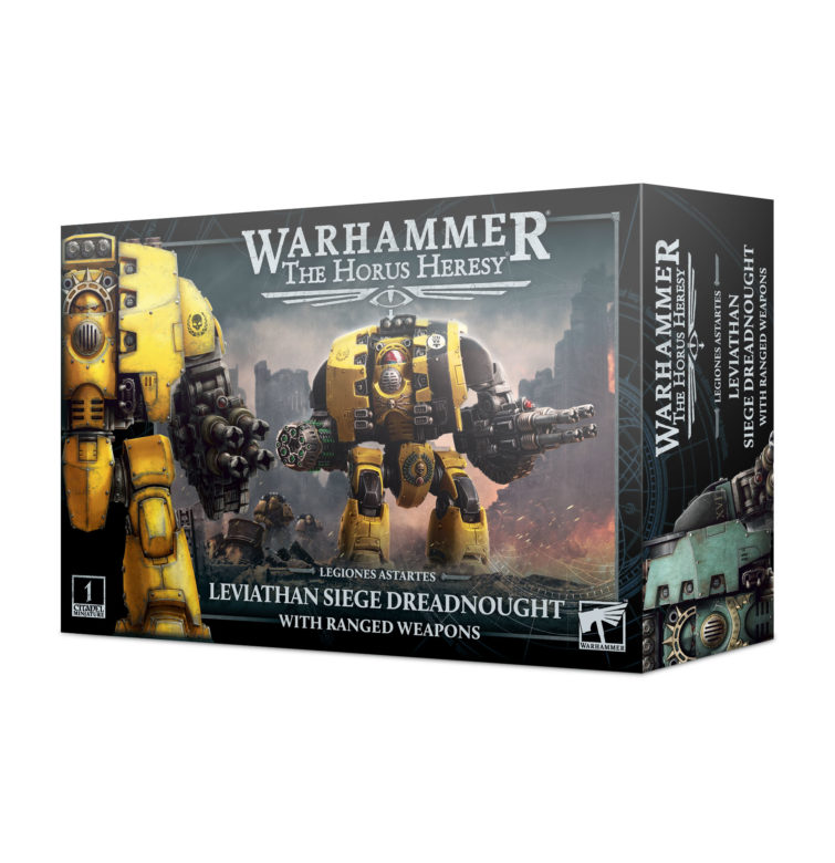 Legiones Astartes Leviathan Siege Dreadnought with Ranged Weapons