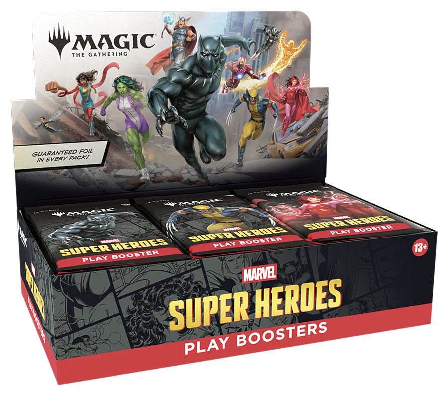 Magic Marvel Super Heroes Booster Display