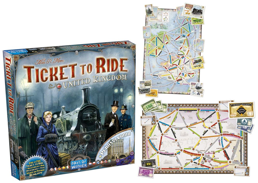 Ticket to Ride : United Kingdom & Pennsylvania