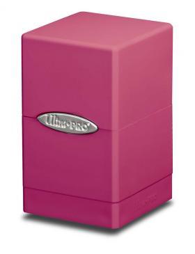 Satin Tower Deck Box Bright Pink
