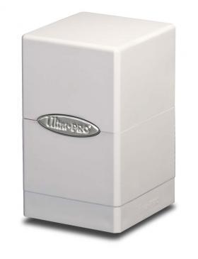 Satin Tower Deck Box White