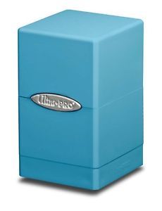 Satin Tower Deck Box Light Blue