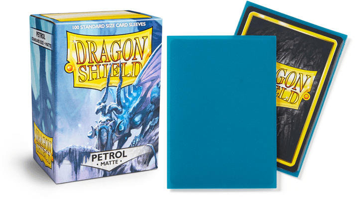Sleeves Dragon Shield (100) - Petrol Matte