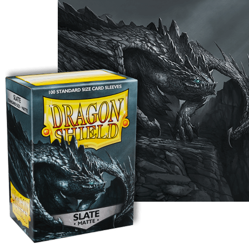 Sleeves Dragon Shield (100) - Slate Matte
