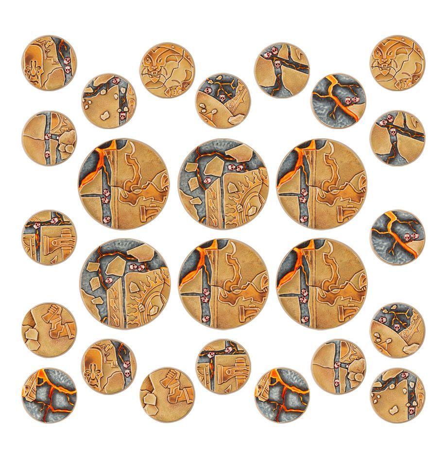 Warhammer Shattered Dominion 40mm & 65mm Round Bases – Image 2