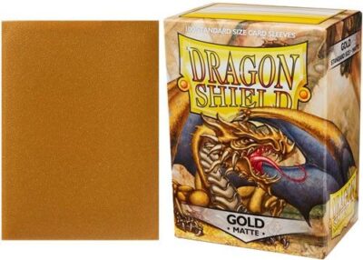 Sleeves Dragon Shield (100) - Gold Matte