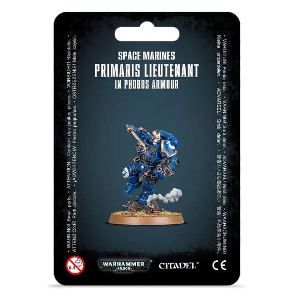 Space Marines Primaris Lieutenant in Reiver Armour