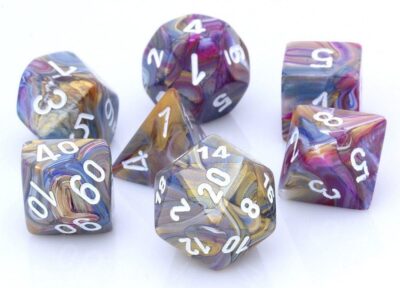 Dés en boite Festive Carousel w/white