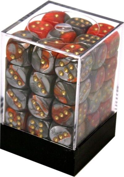 Boite de 36d6 Gemini Orange-Steel w/gold