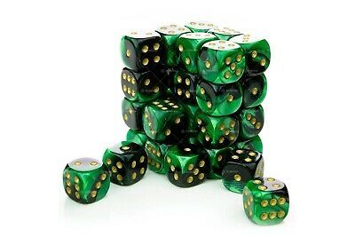 Boite de 36d6 Gemini Black-Green w/gold