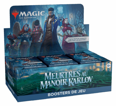 Magic Meurtres au Manoir Karlov Boite de Boosters de Jeu