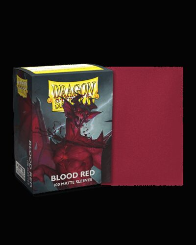 Sleeves Dragon Shield (100) - Blood Red Matte