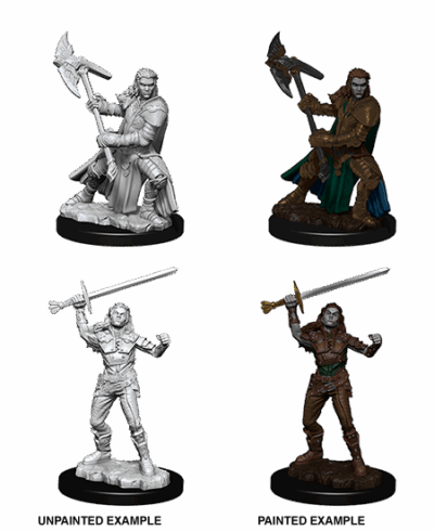 D&D Nolzur's Marvelous Miniatures - Half-Orc Fighter