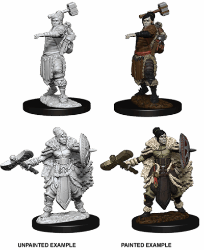 D&D Nolzur's Marvelous Miniatures - Half-Orc Barbarian