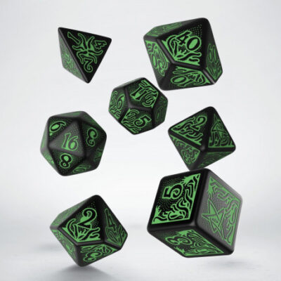 Set de Dés CoC 7th Edition Black & Green