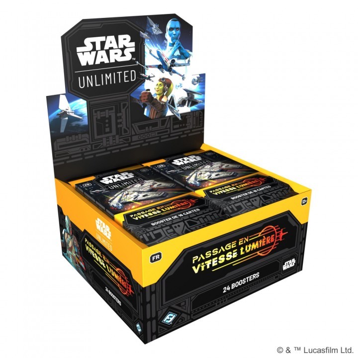 Star Wars Unlimited Passage en Vitesse Lumière Boite de Boosters